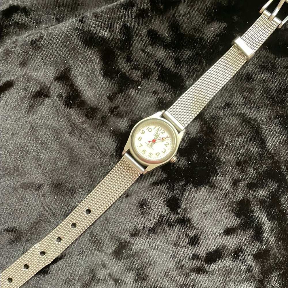 Silver Mesh Strap Watch
